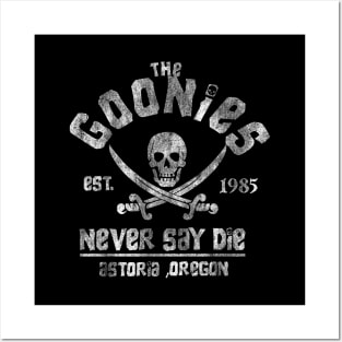 The Goonies Vintage 1985 Never Say Die Posters and Art